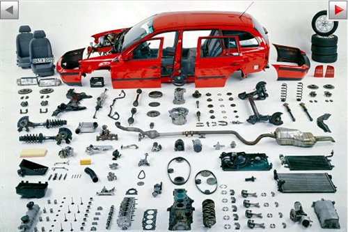 超過50款海外車型拆解圖全覽 深度解析汽車零配件設計之美